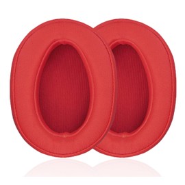 WH-H900N Replacement Ear Pads Compatible with Sony WH-H900N/MDR 100ABN Wireless Noise Canceling Headphones, Akkiv Replacement Ear Pads Made of Protein Leather and Memory Foam (red)