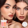 Blushers for Cheeks Make Up, Red Blusher Palette, Orange Powder