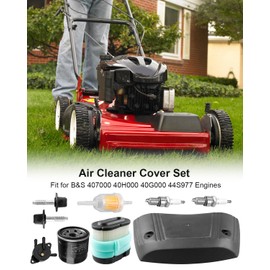 795120 Air Cleaner Cover Set Fit for B&S 407000 40H000 40G000 44S977 Engines, Replace 792289 Kit Include 792105 Air Filter & 696854 Oil Filter & Fuel Filter Spark Plug Fuel Pump