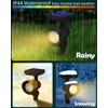 Azirier Solar Lights Outdoor, Solar Spot Lights Outdoor, 6 Pack