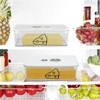 Yomjarl 2 Pcs Cheese Container for Refrigerator,Cream Cheeses Storage Box,Cheese