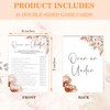 Bridal Shower Games Cards, Over or Under Themed Fall Bridal