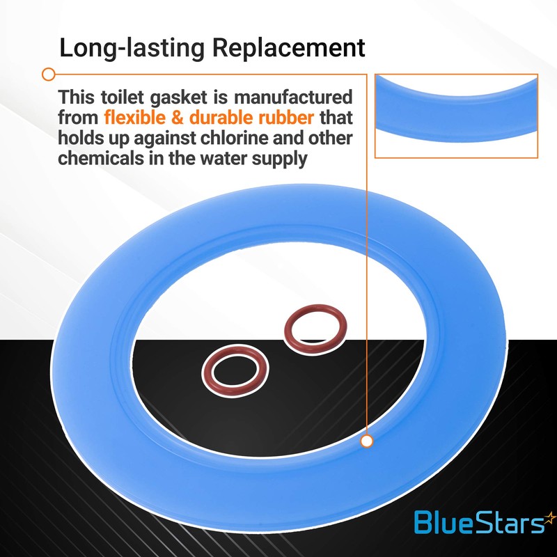 BlueStars 4 Pack 7301111-0070A Flush Valve Seal Kit Replacement -