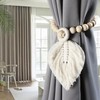 2 Pieces Curtain Ties, Tassel Curtain Holder Straps, Hand Woven
