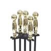 Oakestry Fireplace Tool Set, Brass