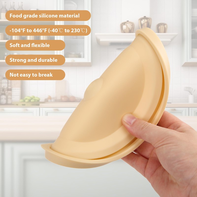 Replacement Lids for Pyrex 7402-PC 7 Cup, Silicone Round Storage