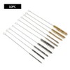 10PCS 청소 브러쉬 스테인레스 스틸 황동 파이프 실린더 와이어 브러시