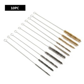 10PCS 청소 브러쉬 스테인레스 스틸 황동 파이프 실린더 와이어 브러시 튜브 [A] 10PCS Cleaning Brush Stainless Steel Brass Pipe Cylinder Wire Brush Tube [A]