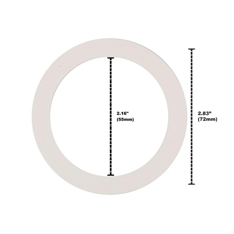 Univen Gasket Compatible with 6 Cup Bialetti Espresso Makers 2.16"