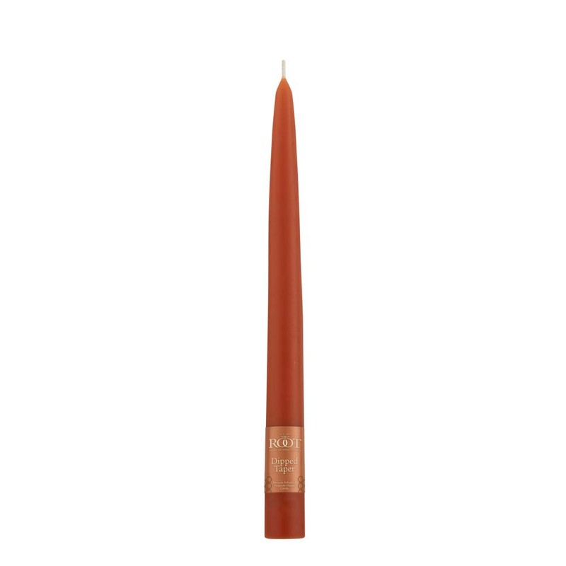 Root Candles 7919 Unscented Smooth Hand-Dipped 9-Inch Taper Candle, 12-Count,