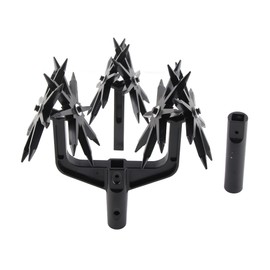 Rotary Cultivator Tool Garden Handheld Tiller Cultivator Cordless Tiller for Reseeding Grass Or Soil Mixing