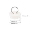 sourcing map Rubber Sink Plug, White Drain Stopper Fit 1-1/4"