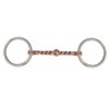 AJ Tack Loose Ring Sweet Iron Twisted Copper Snaffle Bit