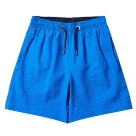NATUST Boys' Swimming Shorts, Quick-Drying Swimming Trunks with Mesh Lining, Beach Shorts, sapphire