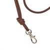 Logan Whistles Lamb Nappa Leather Lanyard with Brass Clip, Light