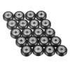 20pcs V-Shape Groove Wheel - 5mm Bore 625 Bearing Pulley