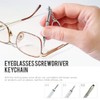 Genieforce 3-in-1 Mini Precision Screwdriver Keychain for Glasses, Sunglasses, Jewellery
