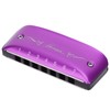 Harmonica 7-Hole Mini Blues Student Adult Beginner Playing Color Mouth