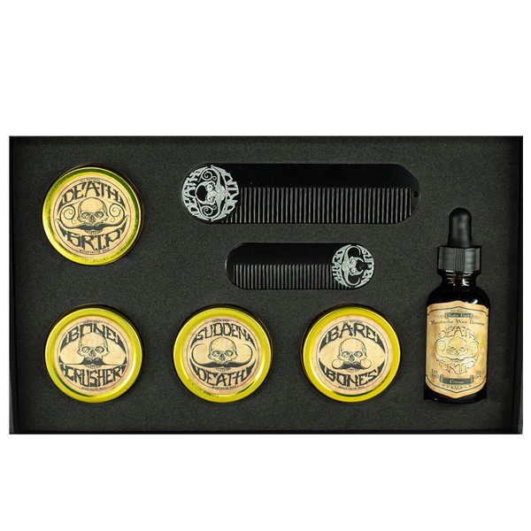 THE VINTAGE GROOMING CO. Gold Standard Mustache Kit - 4