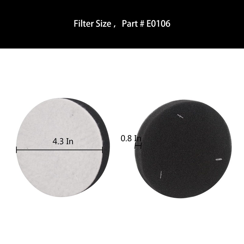 Replacement Filter Compatible with Eureka NEU10AE5 NEU110 Airspeed Plus Compact