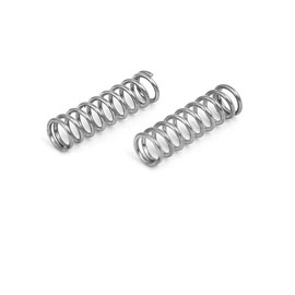 uxcell Compression Spring,304 Stainless Steel,3mm OD,0.4mm Wire Size,10mm Free Length,Silver Tone,20Pcs