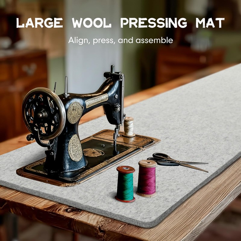 HunnmingRe 22" x 60" Wool Pressing Mat, Extra Large 100%