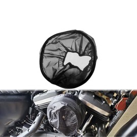 Air Filter Cover Waterproof Air Cleaner Rain Sock Dustproof Protective Air Intake Cover Compatible with Harley Touring FLHR FLHX Road King Street Glide Softail Sportster XL 883 1200 Dyna