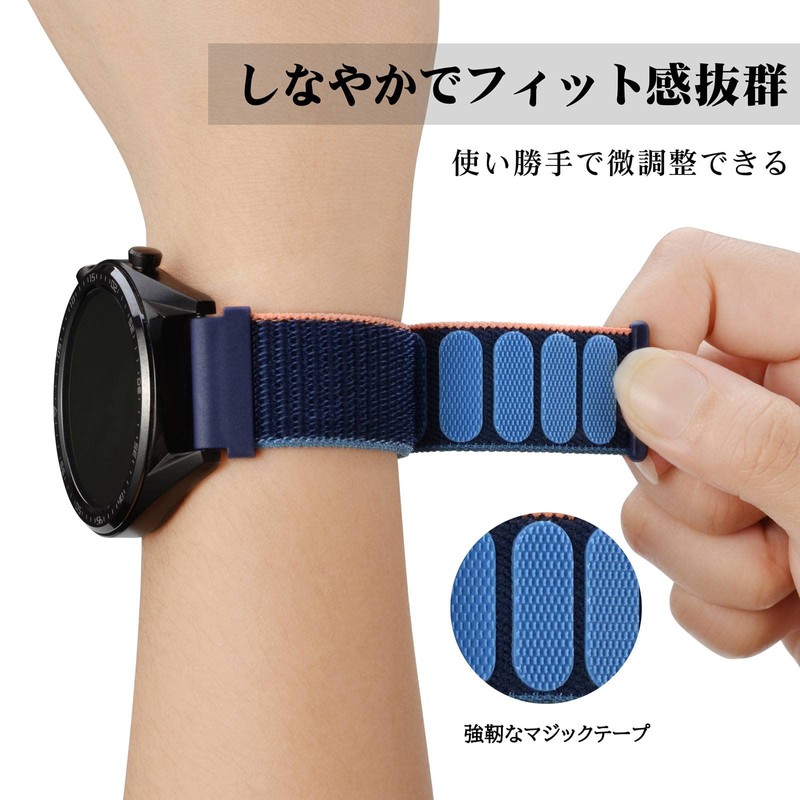 WOCCI Watch Band, 0.6 inches (16 mm), 0.7 inches (18