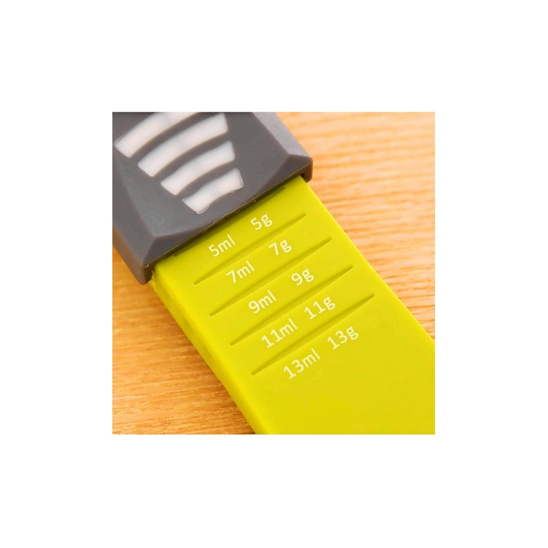 Double End Eight Stalls Adjustable Scale Measuring Spoons Metering