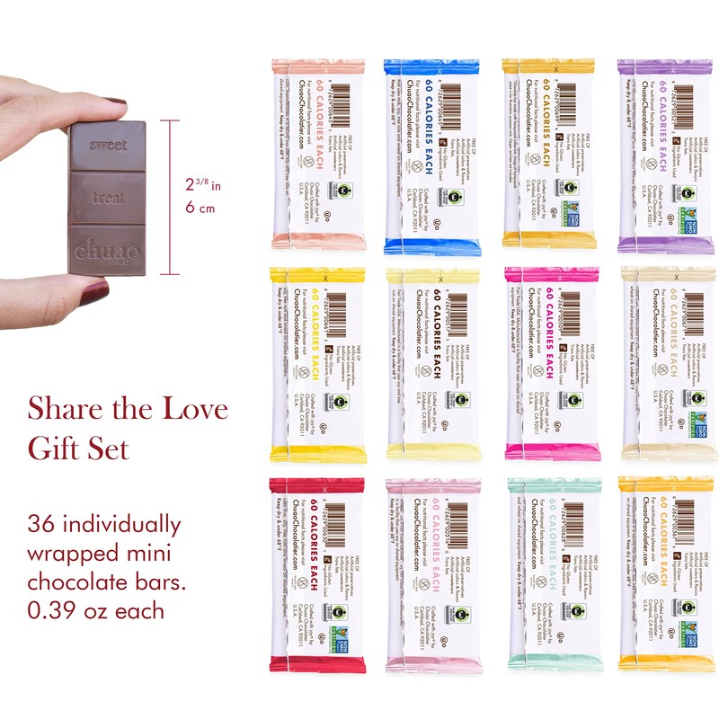 Chuao Chocolatier Share the Love Assorted Milk and Dark Mini