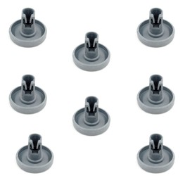 ELECTROTODO Wheel – 8 Pieces for Lower Basket Suitable for AEG Zanussi Electrolux Dishwashers