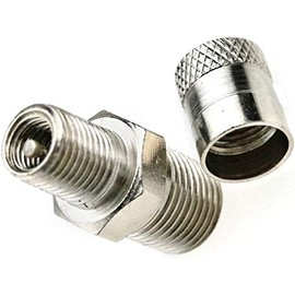 Auto-plaza 2 pcs 1/8 Inch BSPT Schrader Tank Valve 25mm Wheel Air Compressor 35 Bar 500 PSI