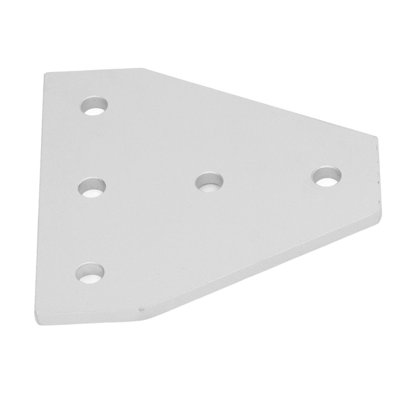 5Pcs Tie Plate 5 Holes Aluminum Robust Reinforced Connecting Mending