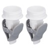 2Pcs Breastmilk Storage Bag Adapter Portable Convenient Use Wide Mouth