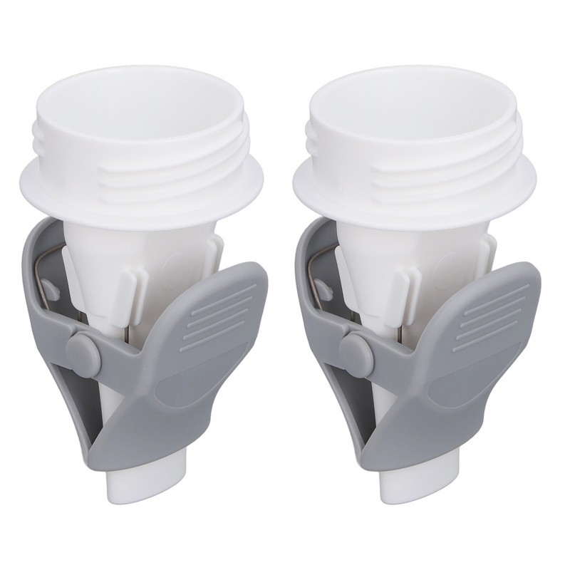 2Pcs Breastmilk Storage Bag Adapter Portable Convenient Use Wide Mouth