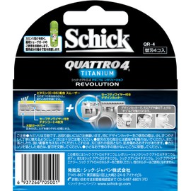 Schick Quattro 4 titanium Revolution blade (4 pieces)