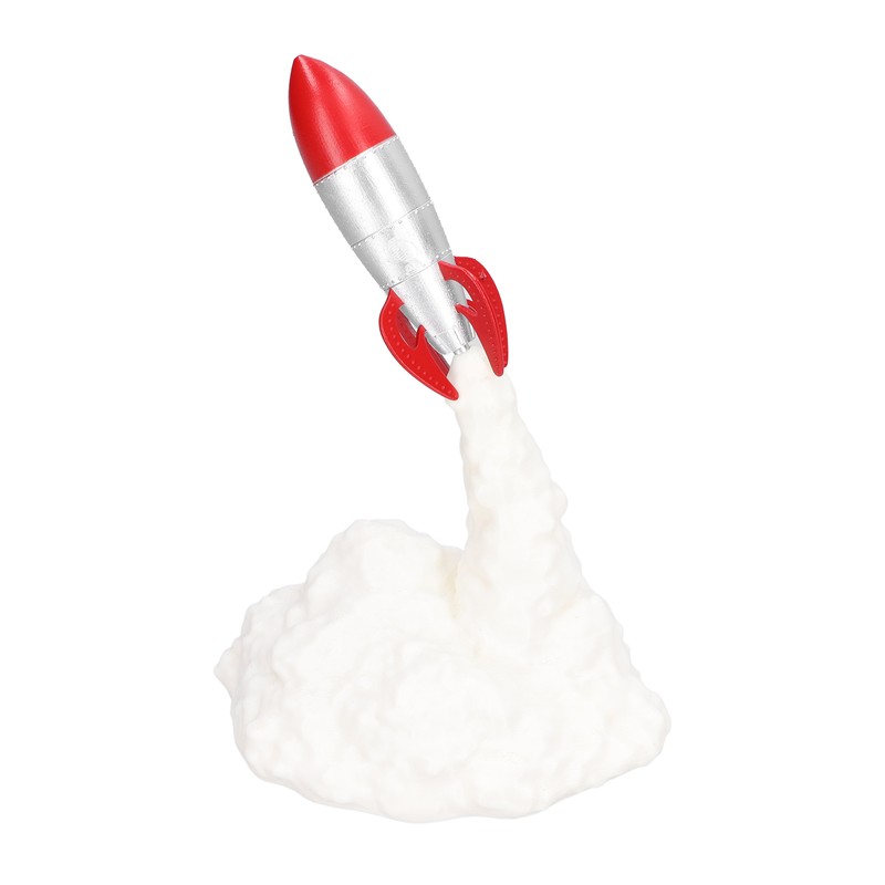 3D Printing Rocket Lamp Innovative Bedside Table Light USB Charging