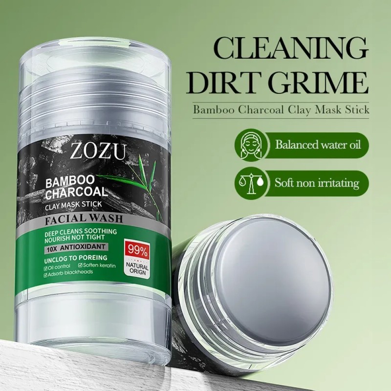 Bamboo Charcoal Clay Mask Stick 40g