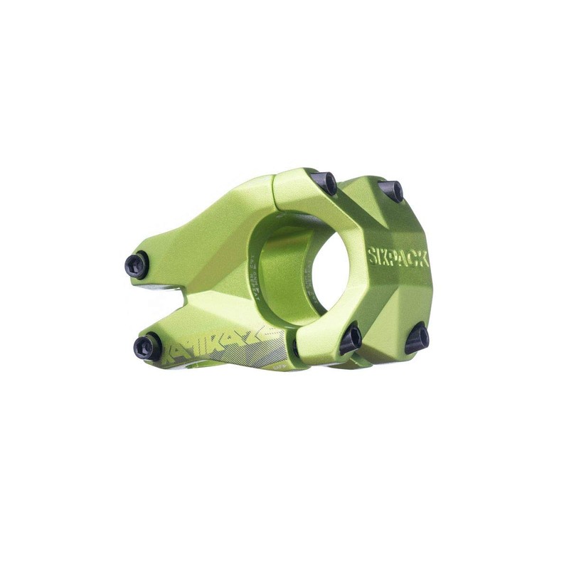 Sixpack Kamikaze MTB Stem Green Size 35 mm