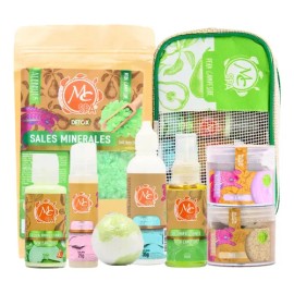 Kit Spa. Humectantes, Exfoliante, Pedicure. 9pzs. Mc Spa.