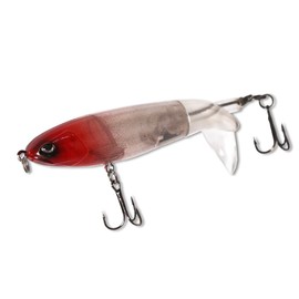 CastWisp 6pcs Topwater Fishing Lures Kit Floating Lures with Rotating Propeller Tail for Splashing Action Bass and Trout Fishing Lures for Freshwater and Saltwater (E-3.9in/0.56Ounces, 6PCS)