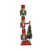 Kurt Adler 18-Inch Battery Operated Nutcracker with Light Up Tree