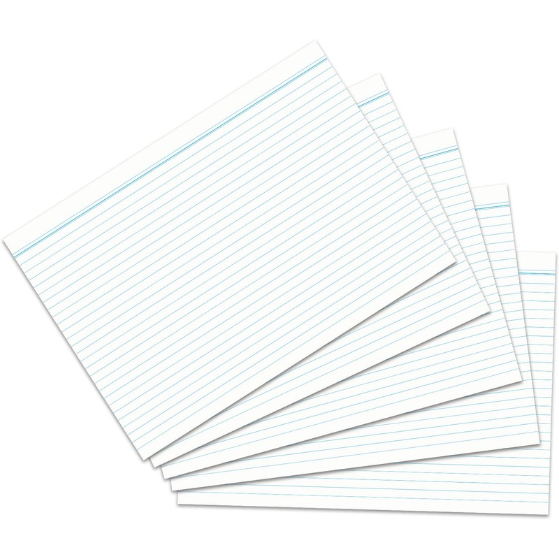 RNK 115050 Index Cards A5 White (Pack of 100)