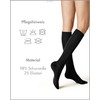 KUNERT Women's Wool Care Warm Knitted Knee Socks, Black 0070