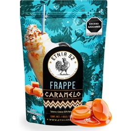 Frappe en Polvo Sabor Caramelo | 1 kg | Sin Gluten, Kosher, 100% Mexicano | Incluye Cuchara Medidora | ETNIA 52