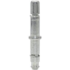 WAGNER 11009799 Set of 2 Pin Diameter 8 / 8 mm x Height 30 / 26 / 60 mm for Furniture Castor / Furniture Glides with Holder 8 mm Galvanised Steel Clamping Ring
