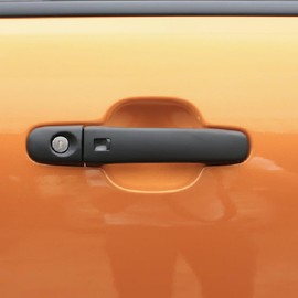 JHCHAN 2011-2022 Door Handle Protectors for Ford Ranger Wildtrak Accessories T6 T7 T8 Raptor XL XLS Limited Everest Door Handle Cover Scratch Guard with Smart Keyhole Matte Black 4PCS