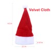 LOOGI Mini Santa Hat 10Pcs Tiny Santa Hats for Crafts