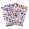 Kai DN0609 Moomin Wrapping Bag, Set of 5, Flower Garden,