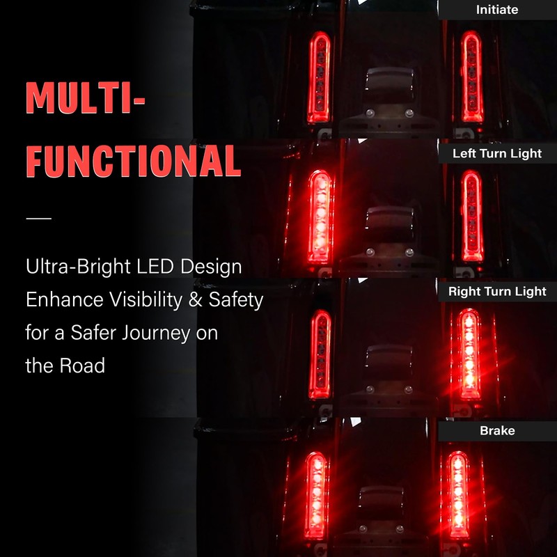 TCMT Saddlebags LED Inserts Support Light Fit For Harley 2014-2024